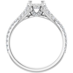 Cathedral Engagement Ring 